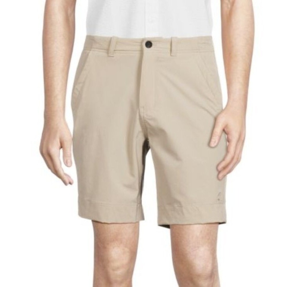 Brooks Brothers Men's Solid Flat Front Golf Shorts Beige Wheat Size W32 NWT - Picture 8 of 9
